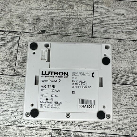 Lutron RadioRA2 Tabletop seeTouch Keypad 5 Button RaiseLower RR-T5RL Tested - Picture 2 of 3